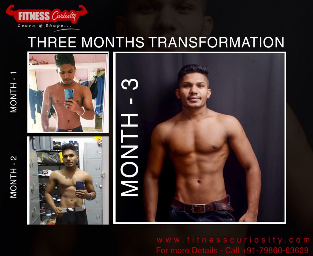 fitness transformation 3 months